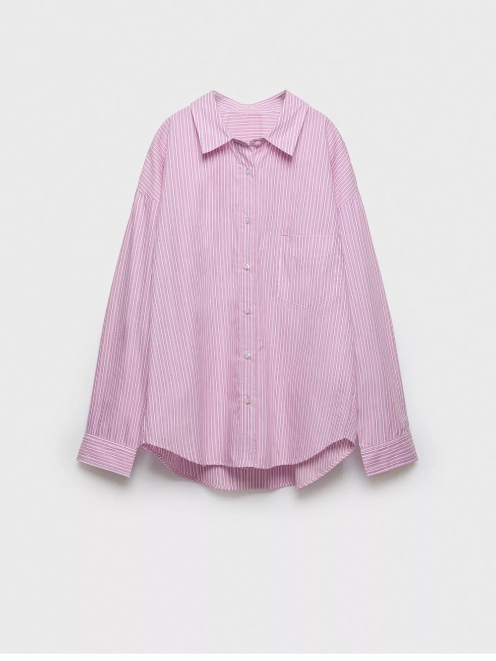 Z3D Oversized Striped Shirt